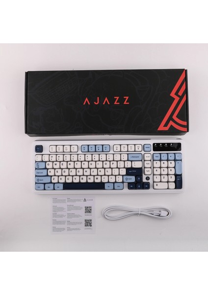 Af-98 Kablolu Mekanik Hisli Gaming Klavye - Kahverengi Switch Hissiyatlı