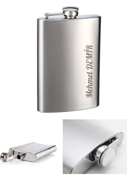 Kişiye Özel 9 Oz Çelik Cep Matarası 266 ml Içecek Cep Matarası Vip Hediye fiyatları