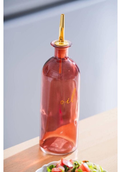 Pıerre Kırmızı Cam Yağlık 500ML