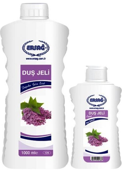 1000 ml Leylak Aromalı Duş Jeli - Ferahlık ve Canlılık Sağlar, pH 5.5 Uyumlu, Yerli Üretim