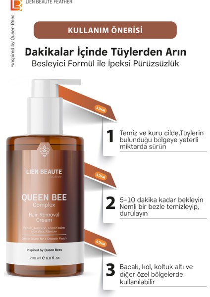 Kraliçe Arı Kompleks Tüy Dökücü Krem Unisex fırsatları