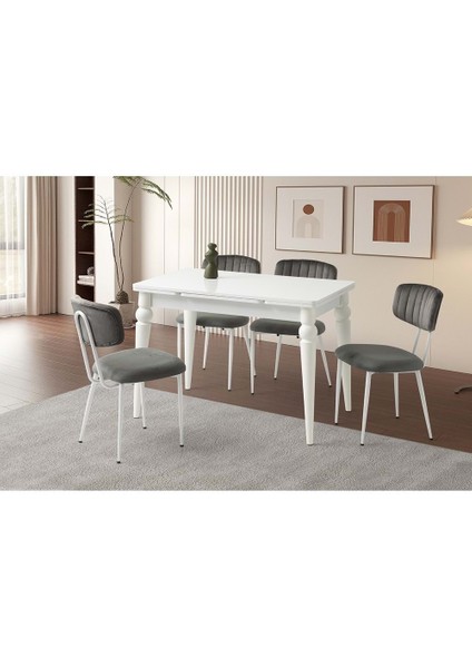 Mobilgen (Sadece Masa) Beyaz 110+60*70 Arda Açılabilir Masa
