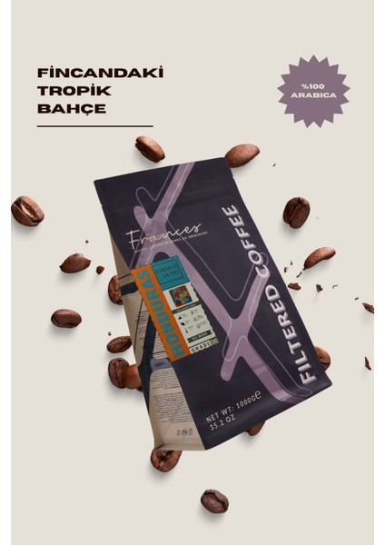 Arabica Honduras Filtre | Orta Kavrum |çekirdek Kahve | 1000 gr | Orta Gövde- Canlı Asidite modelleri