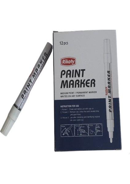 Paint Marker Markalama Kalemi 12 Adet fiyatları