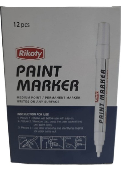 Paint Marker Markalama Kalemi 12 Adet modelleri