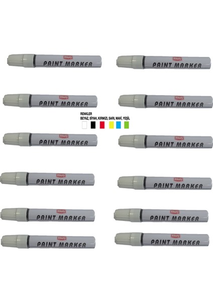 Paint Marker Markalama Kalemi 12 Adet fırsatları