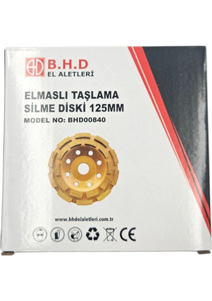 B.h.d BHD00840 125MM Elmaslı Taşlama Silme Disk modelleri