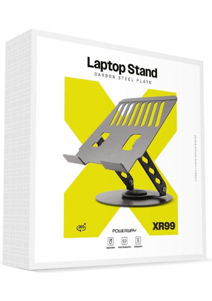 Karbon Çelik Metal Laptop Standı – Ayarlanabilir, Isı Dağıtımlı 11"-17" XR99 fiyatları