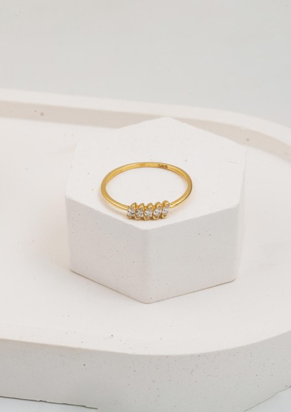 Oval Minimal Beştaş 14 Ayar Altın Yüzük fırsatları