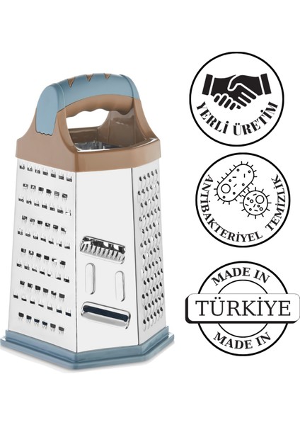 Altıgen Rende Mavi - Kahverengi fırsatları