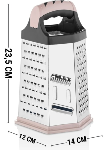 Altıgen Rende Pembe -Siyah fiyatları