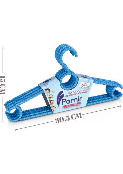 12 Adet Boncuk Çocuk ve Bebek Kıyafet Askısı Elbise Askısı modelleri