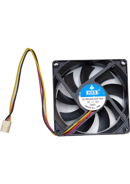 8cm 12V 3 Pinli Fan 8CMX8CMX1.5CM 12V 8cm Fan