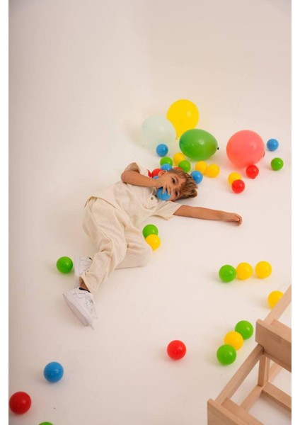 Erkek Çocuk Keten Kumaş Oversize Orijinal Kalıp Alt Üst Takım (3-10 Yaş) fırsatları