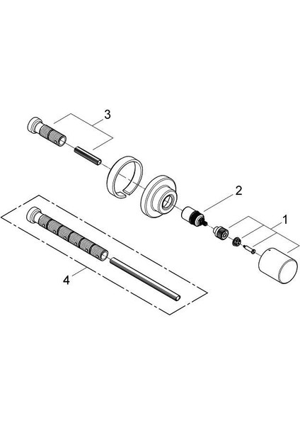 Grohtherm 3000 Cosmopolitan Ankastre Stop Valf Grh 19470000 modelleri
