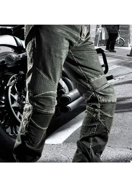 Motosiklet Pantolonu Likralı Esnek Kumaş Korumalı Kevlar Kot Motor Pantolon Jean Siyah modelleri