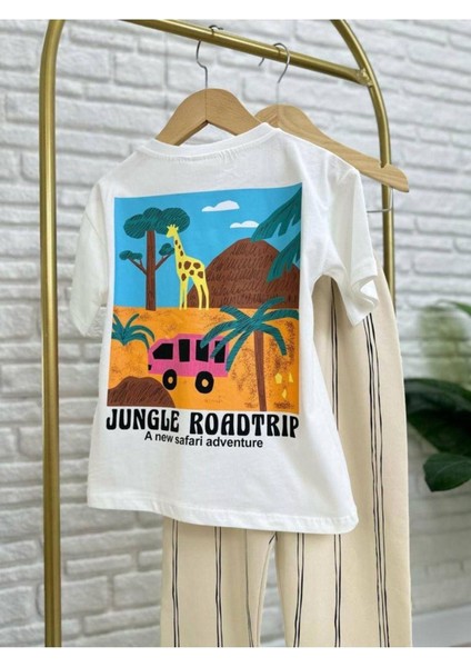 Erkek Çocuk Grafiti Kabartma Sırt Bakı Detaylı Alt-Üst Takım indirimleri