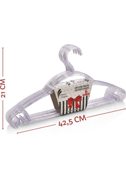 12 Adet Galaxy Kristal Askı Şeffaf Elbise Askısı fiyatları