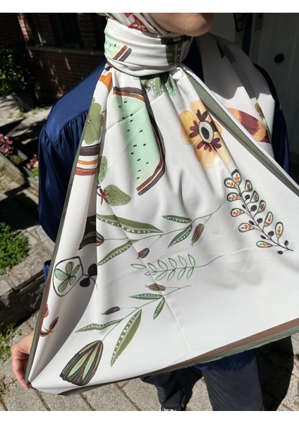 Meyve Desenli Şal modelleri