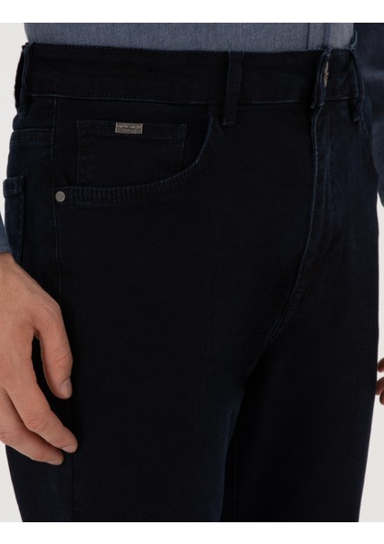 Erkek Koyu Lacivert Slim Fit Jean Pantolon 50317229-VR100 indirimleri