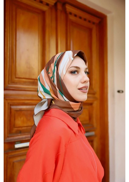 Yaz Gülü Eşarp Kahverengi fiyatları