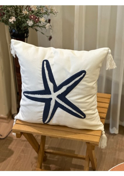 Tekli Punch Işlemeli Nakışlı Dekoratif Premium Kırlent Kılıfı indirimleri