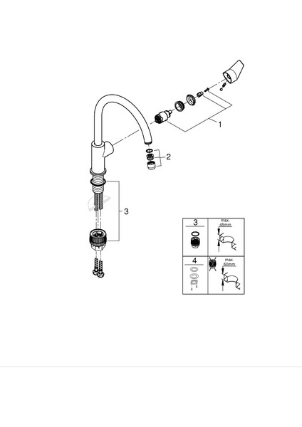 Bauedge Tek Kumandalı Eviye Bataryası Grh 31367001 modelleri