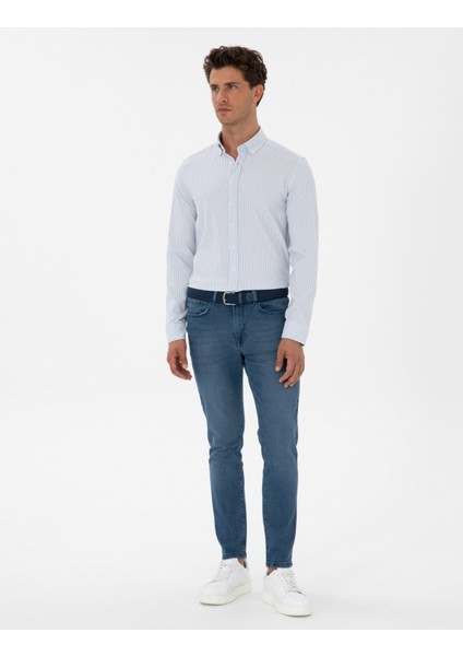 Erkek Mavi Slim Fit Jean Pantolon 50315272-VR036 modelleri