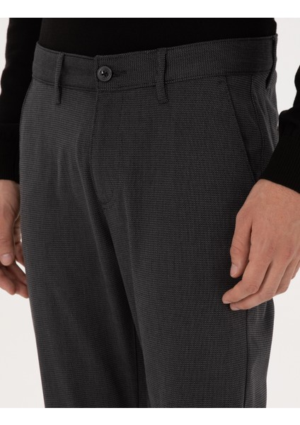 Erkek Siyah Slim Fit Kanvas Pantolon 50315265-VR046 indirimleri