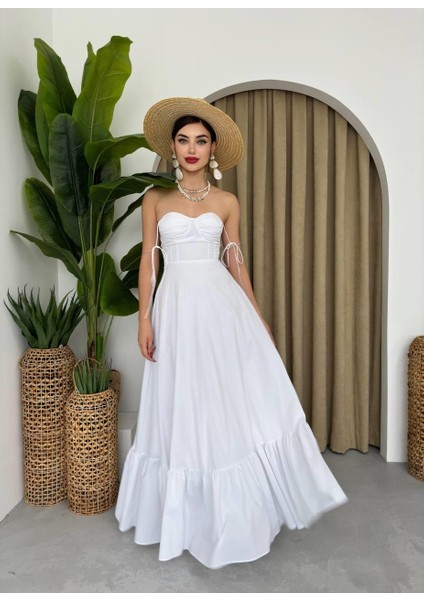 Elia Ip Askılı Elbise