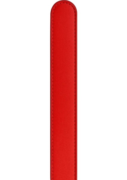 Kadın Kemer Kırmızı Deri Kumaş ve Kot modelleri