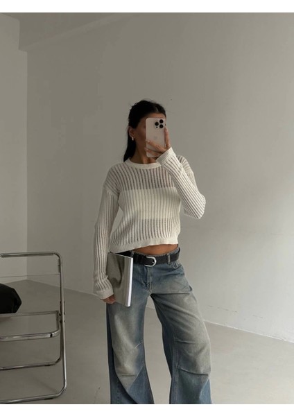 Triko Transparent Bluz Beyaz fiyatları