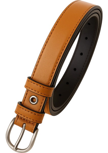 Kadın Kemer Kahverengi Deri Kot ve Kumaş fiyatları