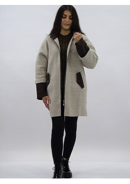 Kapüşonlu Fermuarlı Ceket modelleri