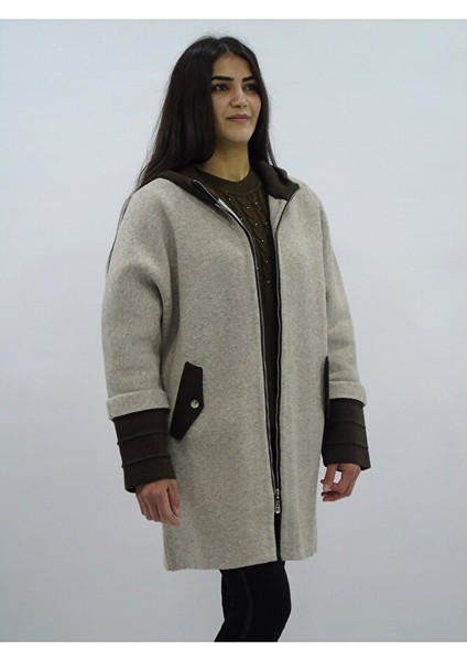 Kapüşonlu Fermuarlı Ceket fırsatları