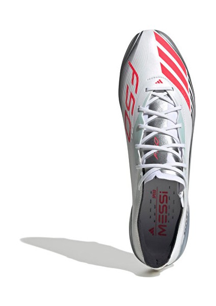 F50 Messi Elite Fg Erkek Çim Zemin Kramponu JP5593 Beyaz