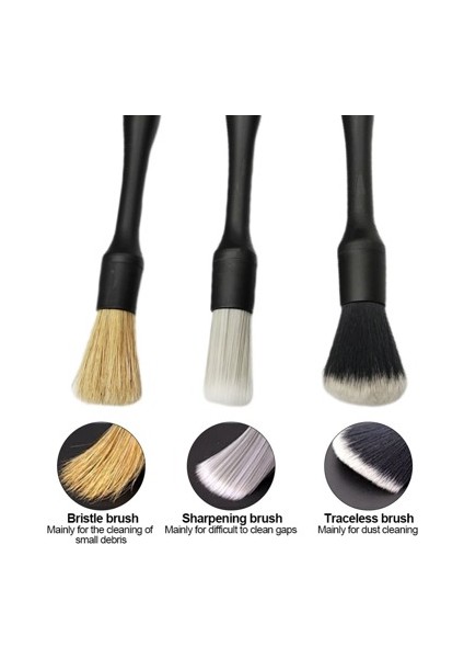 Detay Fırça Seti 3 Parça