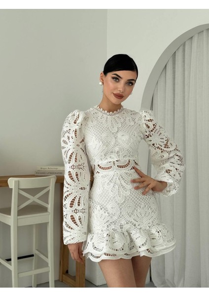 Tase Dantel Elbise