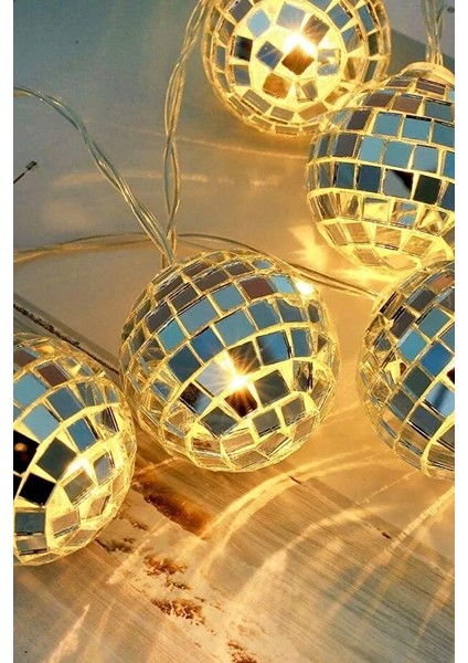 Özel Tasarım Premium Kaliteli Dekoratif Parti Yılbaşı Süsü Pilli 2m 10 LED Disko Toplu LED fiyatları