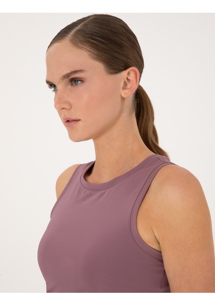 Kadın Mürdüm Crop Top Bustiyer 50314973-VR074 fiyatları