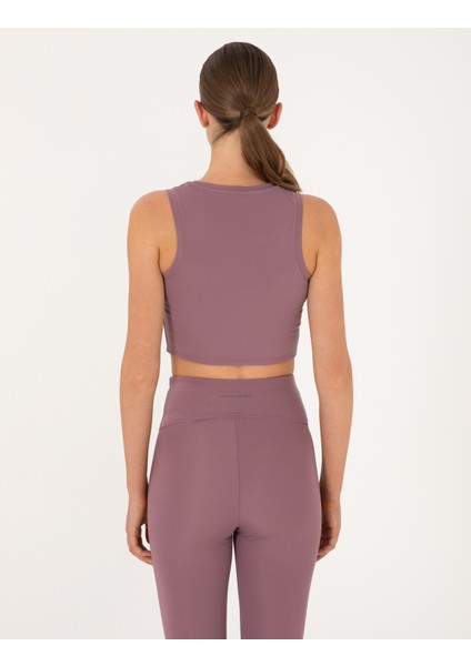 Kadın Mürdüm Crop Top Bustiyer 50314973-VR074 indirimleri