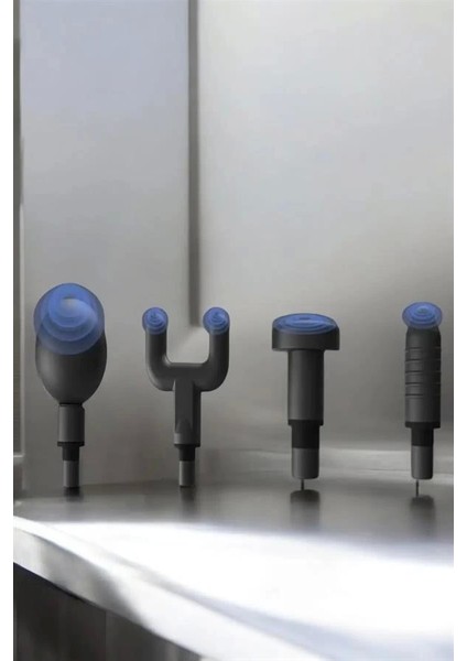 4 Başlıklı Darbeli Şarjlı Masaj Aleti Tabancası Kablosuz indirimleri