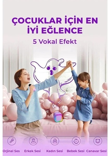 K12 Kablosuz Bluetooth Hoparlör Bej Karaoke 2 Mikrofon Li Ses Efektli Rgb Hd Stereo Ses Usb/sd indirimleri