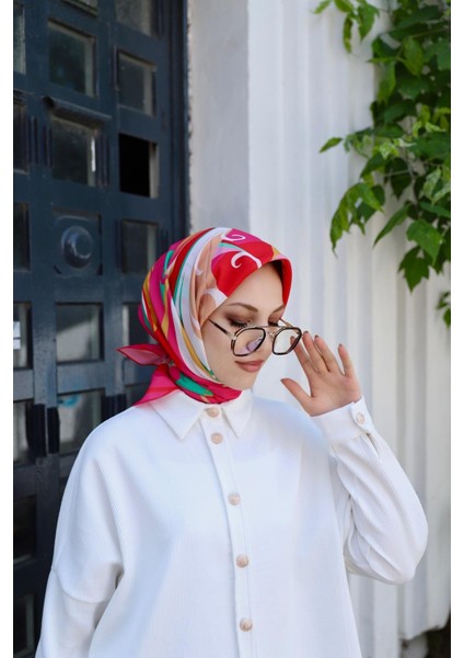 Yaz Gülü Eşarp Fuşya