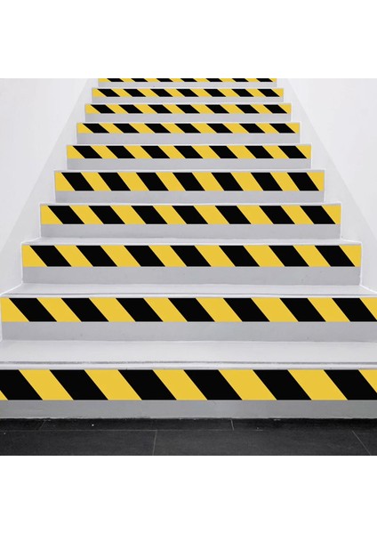 Sarı-Siyah Yer Işaretleme Bandı Pvc Emniyet Zemin Ikaz Bant 50 mm x 25 mt fırsatları