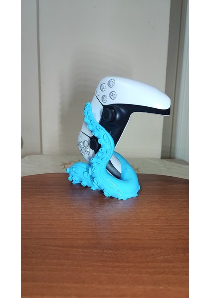 ahtapot Temalı Dekoratif Dualsense Standı – Şık ve Eğlenceli Oyun Konsolu Aksesuarı modelleri