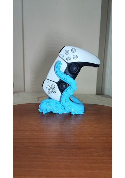 ahtapot Temalı Dekoratif Dualsense Standı – Şık ve Eğlenceli Oyun Konsolu Aksesuarı fırsatları