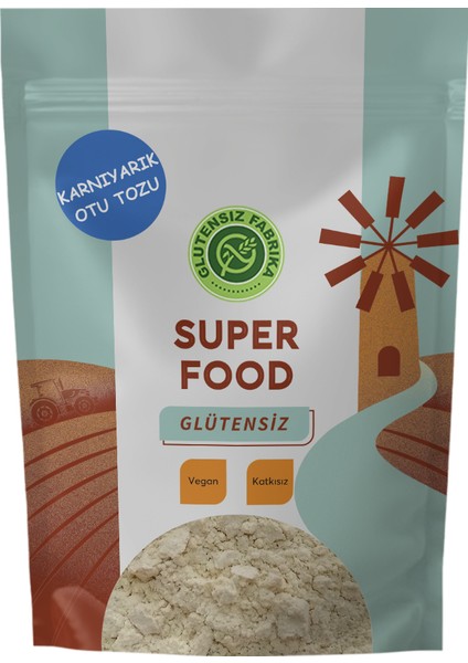 Glütensiz Karnıyarık Otu Tozu 300 g (Psyllium)