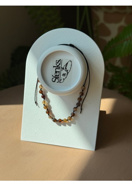 Doğal Taş Bileklik - Makrome Akik - Unisex Bileklik fiyatları