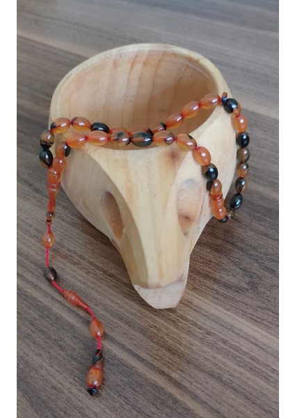 Küre Kesim Sıkma Kehribar Tesbih - 9x8 mm Taneli - Özel Renkli Zarif Tasarım - Hediyelik fiyatları